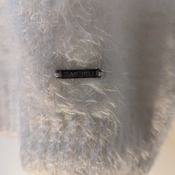 NWT Cream Carreli Jeans Eyelash Long Sweater Size: L - Picture 9 of 13